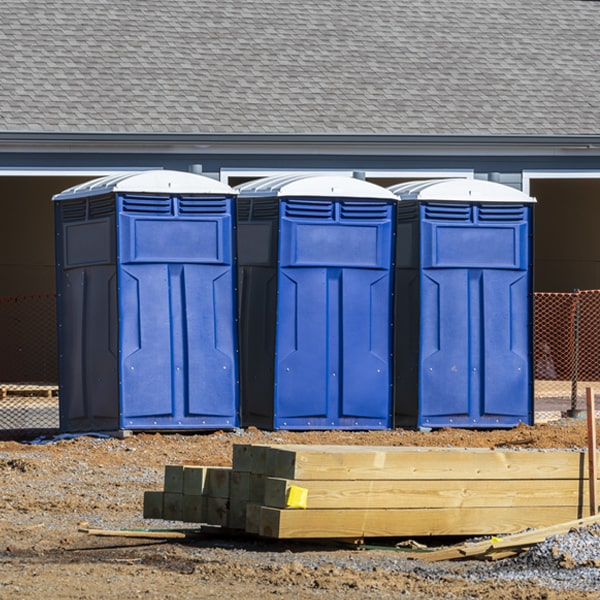 how can i report damages or issues with the porta potties during my rental period in Egg Harbor City New Jersey